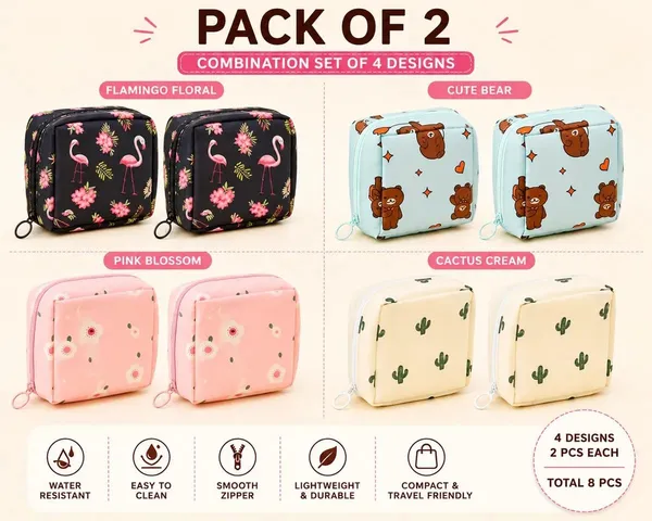 Women_S_Sanitary_Pad_Organizer_Pouch_Portable_Zipper_Storage_Bag_For_Sanitary_Napkins_Pads_Small_Essentials_Compact_Travel_Carrying_Case_Assorted_Color_Pack_Of_2