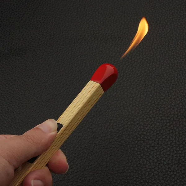 The_Home_Roots_Unique_Matchstick_Design_Refillable_Butane_Lighter_Compact_Portable_Safety_Gas_Burner_Reusable_Flame_Lighter_For_Kitchen_Candles_Smoking_Outdoor_Use_Daily_Utility_Pack_Of_1