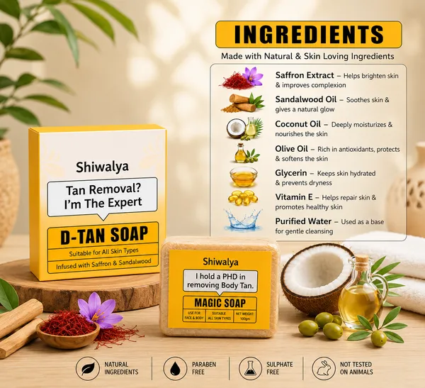 THE_HOME_ROOTS_D-TAN_Magic_Soap_|_Tan_Removal_Soap_with_Sandalwood_&_Saffron_|_Chandan_Kesar_Handmade_Bath_Soap_|_Skin_Brightening,_Deep_Cleansing_&_Natural_Glow_|_Paraben_Free_Soap_for_Men_&_Women_|_Pack_of_2_x_100g