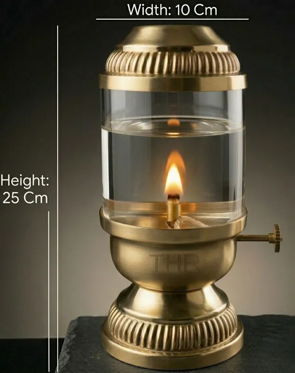 THE_HOMEROOTS_Akhand_Deep_Brass_Table_Diya_(Height:_10_Inch)