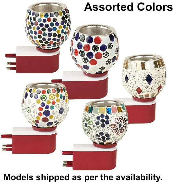 THE_HOMEROOTS_Ceramic_Kapoor_Dani_Stand_Kapur_Incense_Burner_Aroma_Oil_Diffuser_Plastic_Incense_Holder_(Multicolor)_-_Pack_Of_2