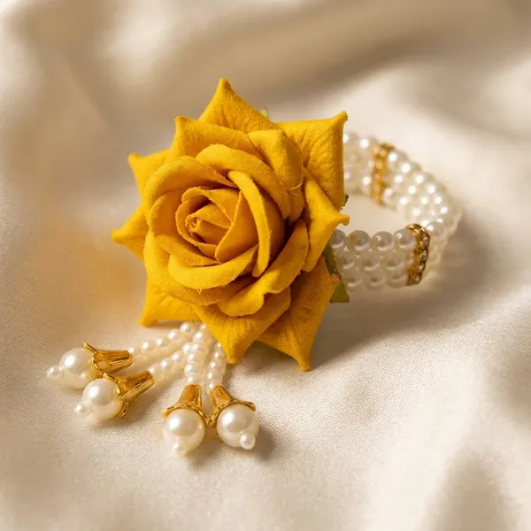 THE_HOMEROOTS_Artificial_Yellow_Rose_Pearl_Adjustable_Bracelet_For_Women_Girls_Handcrafted_Floral_Bracelet_For_Rakhi_Wedding_Party_Gifting_Pack_Of_6