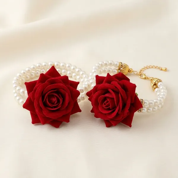 THE_HOMEROOTS_Artificial_Red_Rose_Pearl_Bracelet_For_Women_Girls_Adjustable_Handcrafted_Floral_Bracelet_For_Rakhi_Festive_Wedding_Gifting_-_Pack_Of_2
