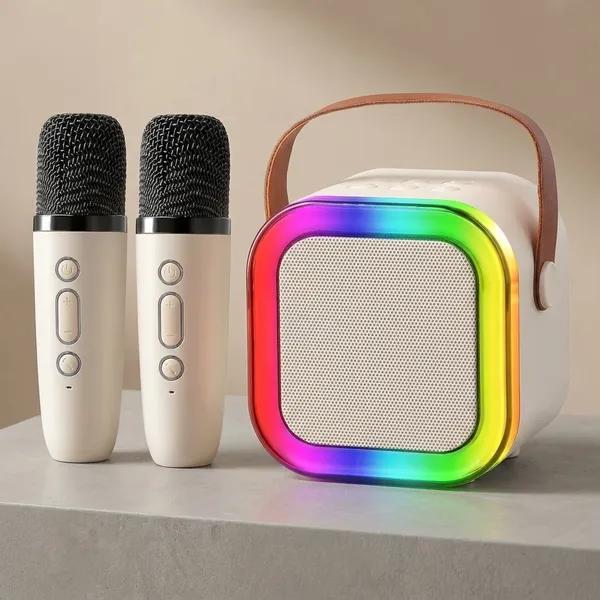 THE_HOMEROOTS_G2_Wireless_Karaoke_System_With_2_Microphones_And_Colorful_Led_Lights_Portable_Bluetooth_Speaker_For_Parties_Events_And_Singing
