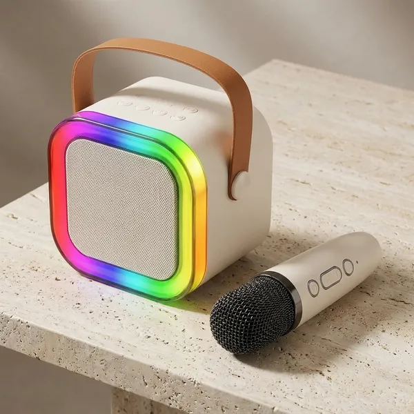 THE_HOMEROOTS_G2_Wireless_Karaoke_System_With_2_Microphones_And_Colorful_Led_Lights_Portable_Bluetooth_Speaker_For_Parties_Events_And_Singing