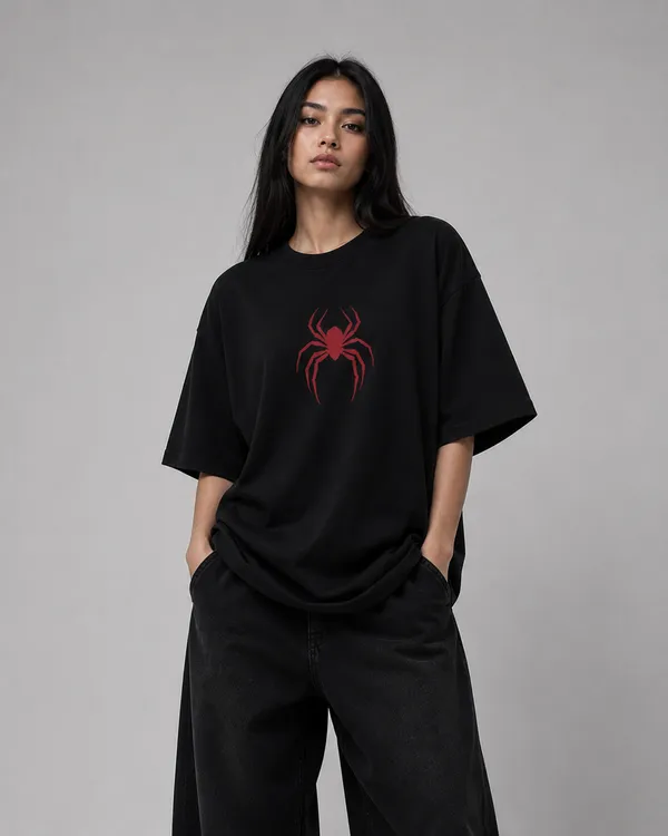 Black_Cotton_Oversized_T_Shirt_For_Unisex