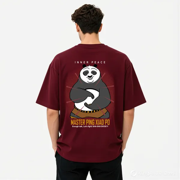 Maroon_Cotton_Oversized_T_Shirt_For_Unisex