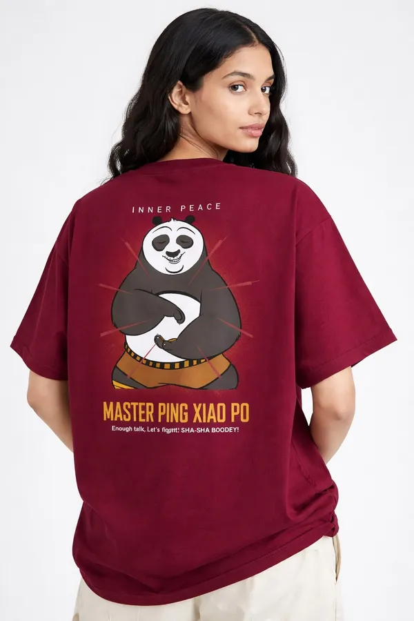 Maroon_Cotton_Oversized_T_Shirt_For_Unisex