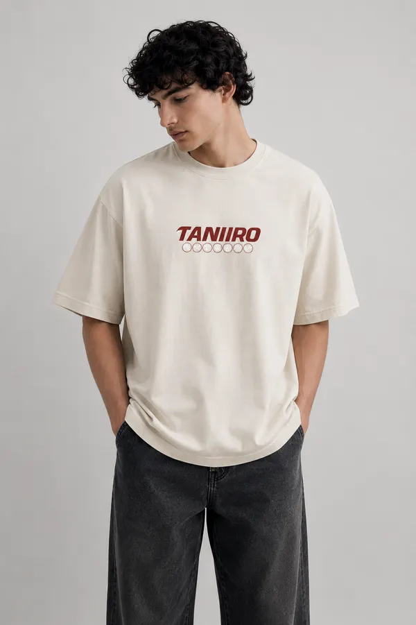 Cream_Cotton_Oversized_T_Shirt_For_Unisex