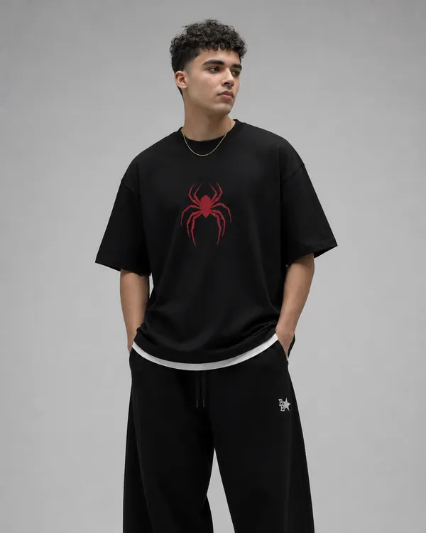 Black_Cotton_Oversized_T_Shirt_For_Unisex
