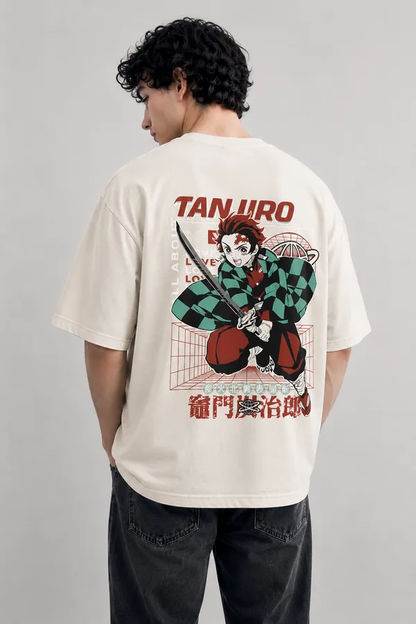 Cream_Cotton_Oversized_T_Shirt_For_Unisex