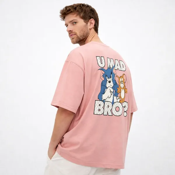 Peach_Cotton_Oversized_T_Shirt_For_Unisex