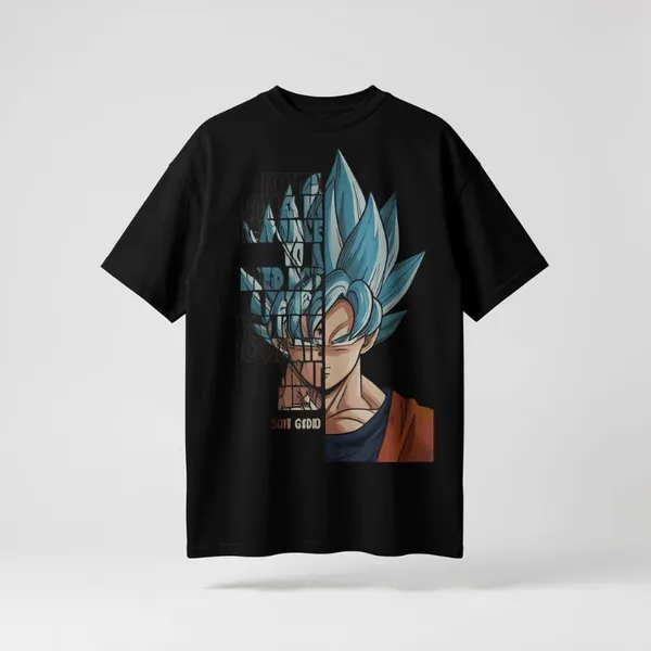 Blue_Aura_Anime_Warrior_Oversized__100%_Cotton_Bio_-_Wash_T-Shirt