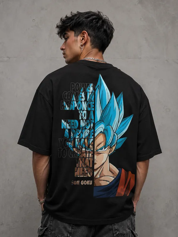 Blue_Aura_Anime_Warrior_Oversized__100%_Cotton_Bio_-_Wash_T-Shirt