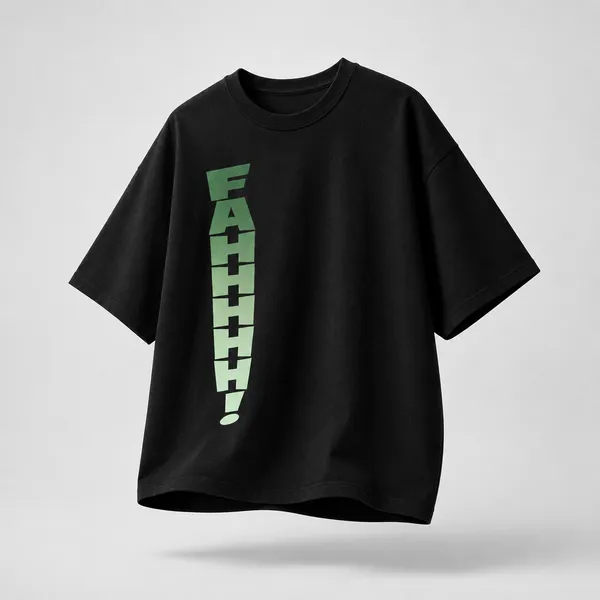 FAAAAAHHH_Vertical_Oversized_100%_Premium_Cotton_Bio-Wash_T-Shirt