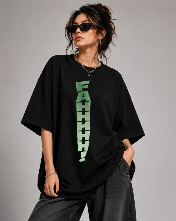 FAAAAAHHH_Vertical_Oversized_100%_Premium_Cotton_Bio-Wash_T-Shirt