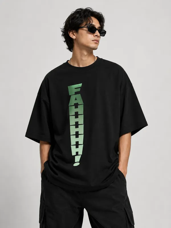 FAAAAAHHH_Vertical_Oversized_100%_Premium_Cotton_Bio-Wash_T-Shirt