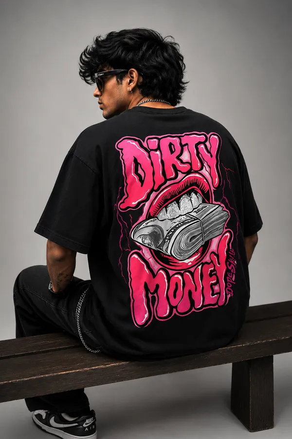 Dirty_Money_Oversized__100%_Premium_Cotton_Bio-Wash_T-Shirt