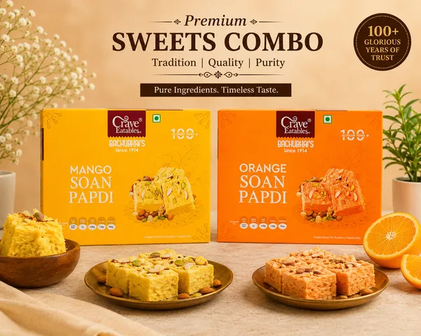 Crave_Orange_Soan_Papdi_200g_(Pack_Of_3_)&_Mango_Soan_Papdi_200g_(Pack_of_3)