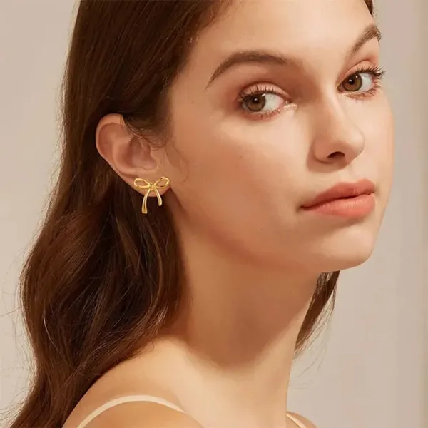Gold_Stainless_Steel_Alloy_Earrings_For_Women