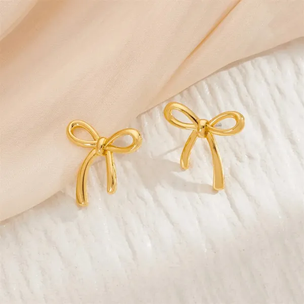Gold_Stainless_Steel_Alloy_Earrings_For_Women