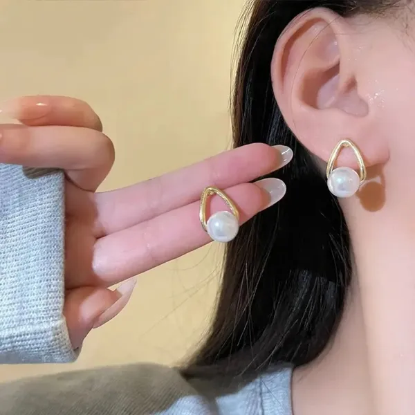 White_Stainless_Steel_Alloy_Earrings_For_Women