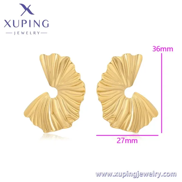 Gold_Stainless_Steel_Alloy_Earrings_For_Women