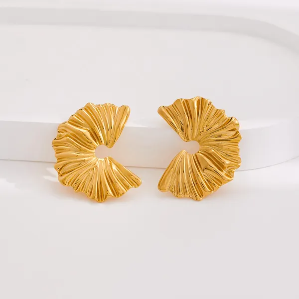 Gold_Stainless_Steel_Alloy_Earrings_For_Women