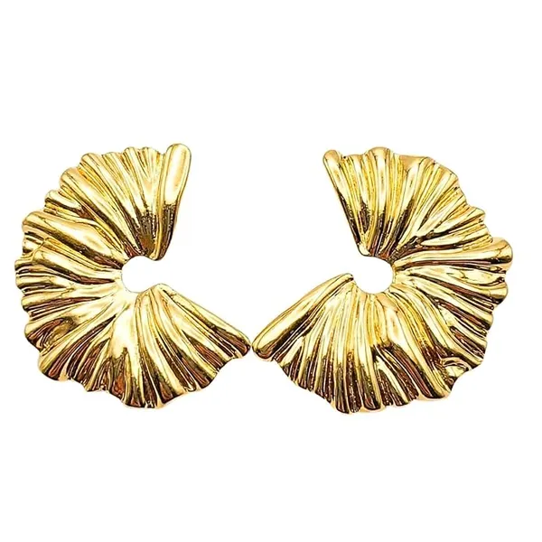 Gold_Stainless_Steel_Alloy_Earrings_For_Women