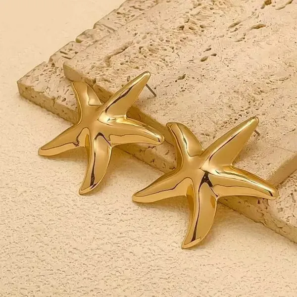 Gold_Stainless_Steel_Alloy_Earrings_For_Women