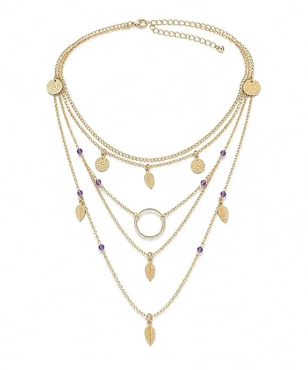 Gold_Stainless_Steel_Alloy_Necklace_For_Women