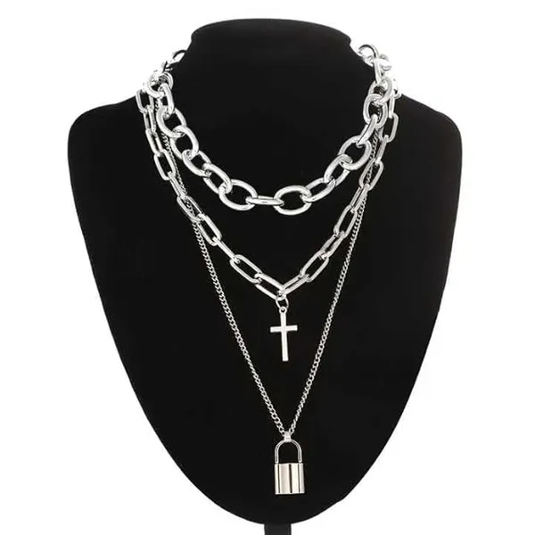 Silver_Stainless_Steel_Alloy_Necklace_For_Women