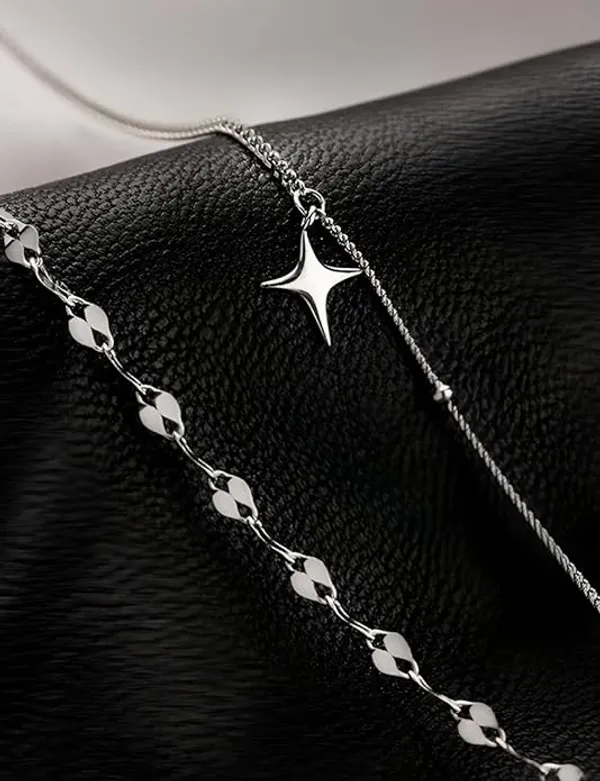 Silver_Stainless_Steel_Alloy_Necklace_For_Women