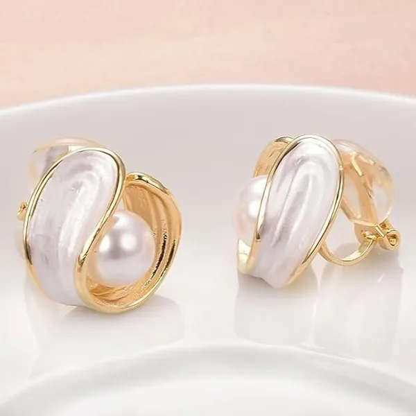 Gold_Stainless_Steel_Alloy_Earrings_For_Women