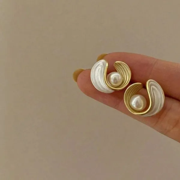 Gold_Stainless_Steel_Alloy_Earrings_For_Women