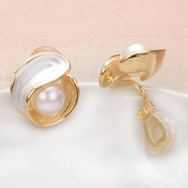 Gold_Stainless_Steel_Alloy_Earrings_For_Women