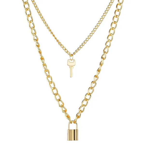 Gold_Stainless_Steel_Alloy_Necklace_For_Women