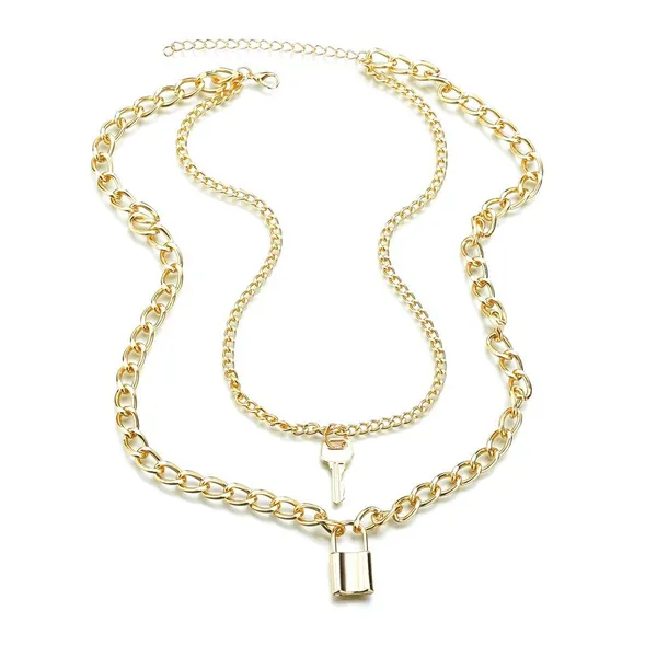 Gold_Stainless_Steel_Alloy_Necklace_For_Women