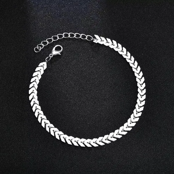 Silver_Stainless_Steel_Alloy_Anklets_For_Women