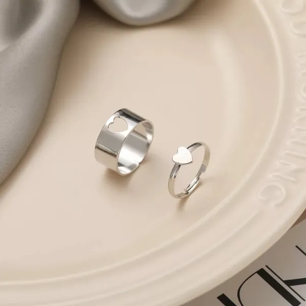 Silver_Stainless_Steel_Alloy_Ring_For_Women_Set_Of_2