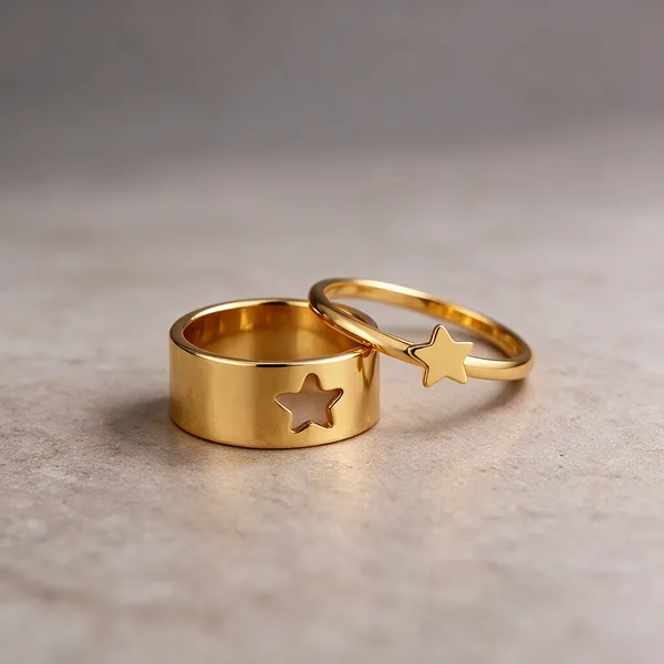 Gold_Stainless_Steel_Alloy_Ring_For_Women_Set_Of_2