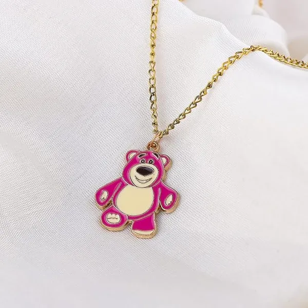 Pink_Stainless_Steel_Alloy_Necklace_For_Women