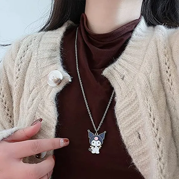 Blue_Stainless_Steel_Alloy_Necklace_For_Women