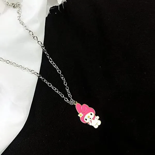 Pink_Stainless_Steel_Alloy_Necklace_For_Women