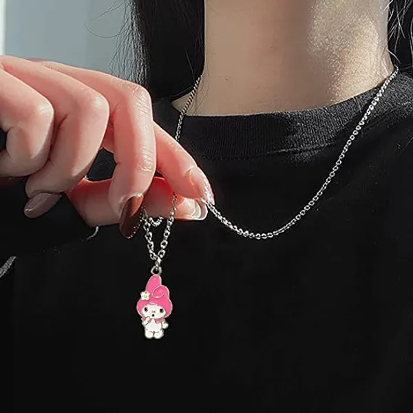 Pink_Stainless_Steel_Alloy_Necklace_For_Women
