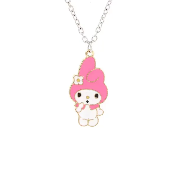 Pink_Stainless_Steel_Alloy_Necklace_For_Women