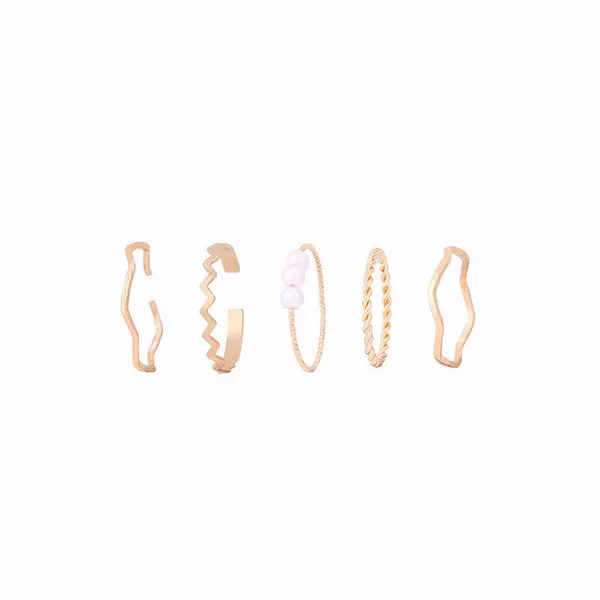 Gold_Stainless_Steel_Alloy_Ring_For_Women_Set_Of_5
