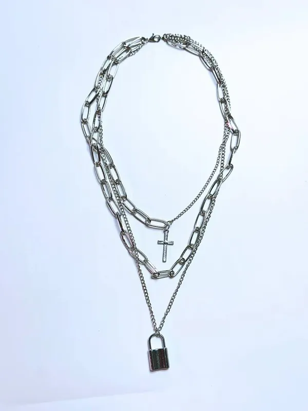Silver_Stainless_Steel_Alloy_Necklace_For_Women