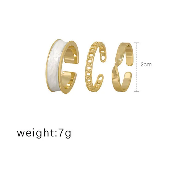 Gold_Stainless_Steel_Alloy_Ring_For_Women_Set_Of_3
