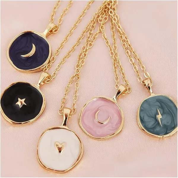 Multicolor_Stainless_Steel_Alloy_Necklace_For_Women_Set_Of_5